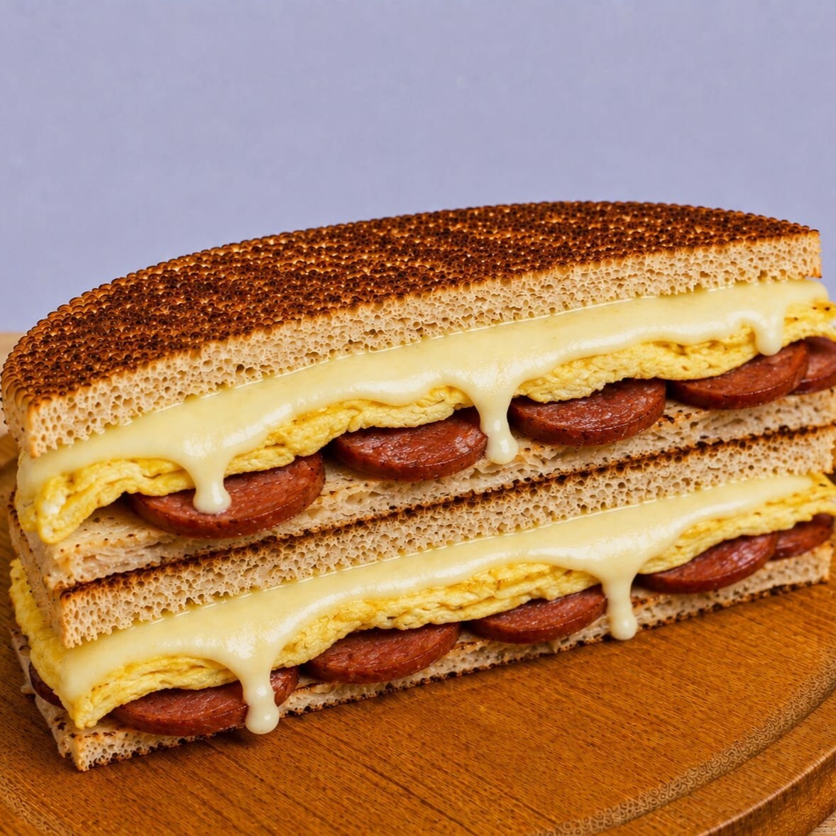 Yumurtalı & Sucuklu & Kaşarlı Tost+Coca Cola