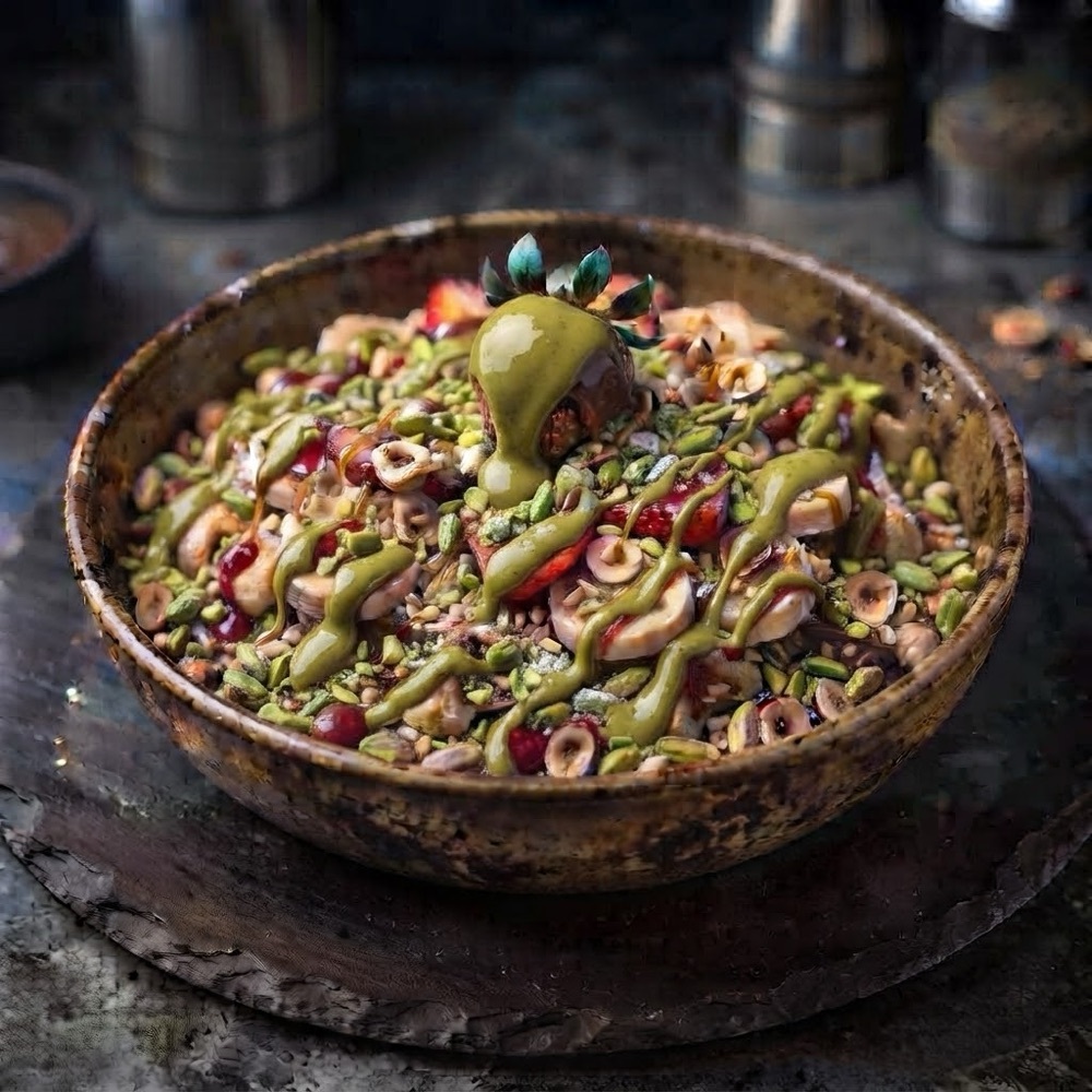 Pistachio Waffle Bowl (Büyük Hamur)