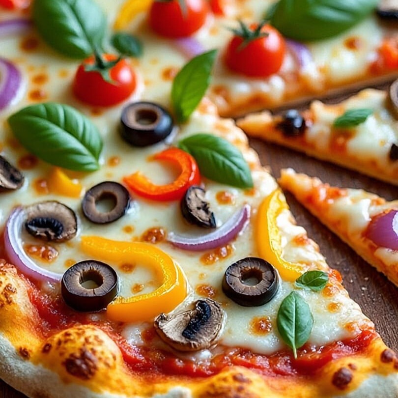 Volt Vejeteryan ( Sebzeli ) Pizza (Büyük)