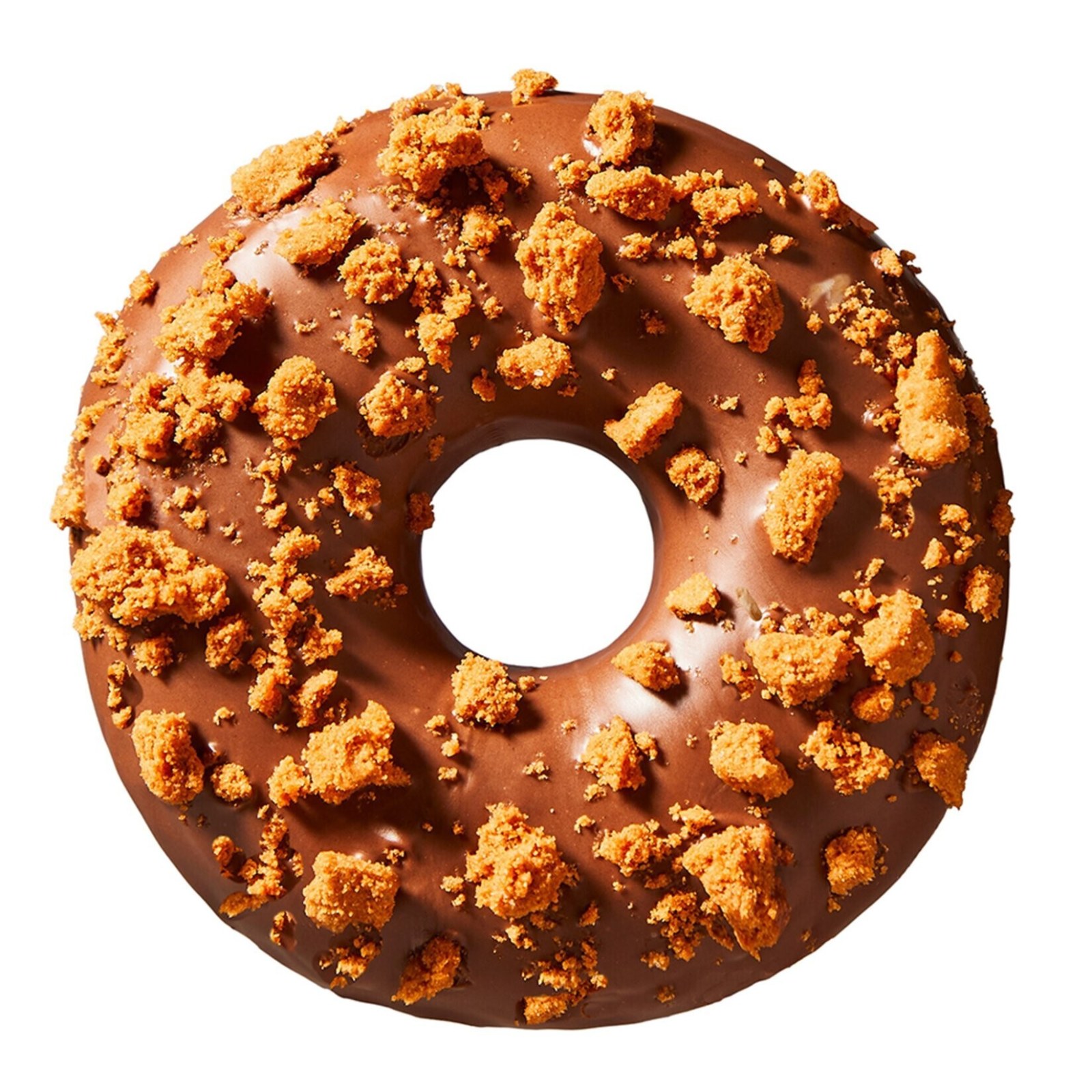 Lotus Bisküvili Kakao Kaplamalı Dolgulu Donut