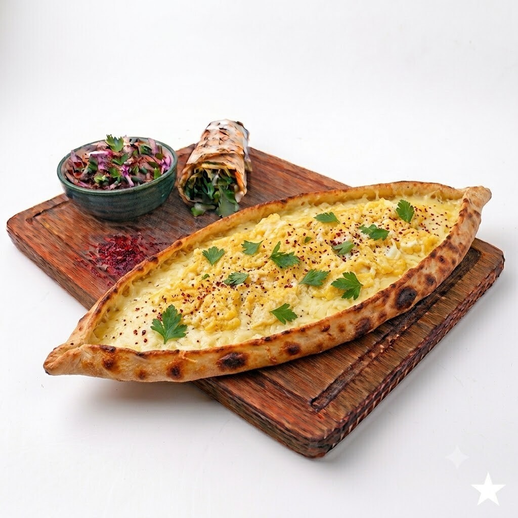 Kaşarlı Yumurtalı Pide