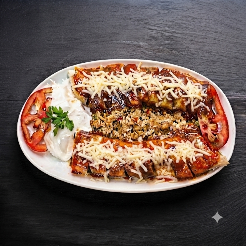 Tavuk Döner Kaşarlı Beyti