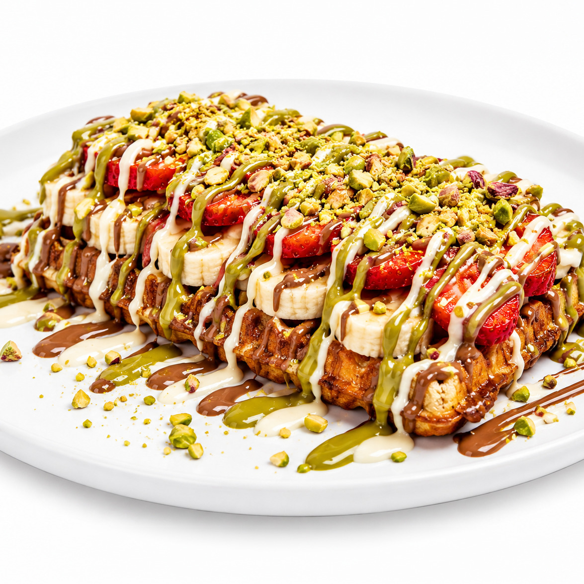 Waffle Fıstık Şöleni Porsiyon