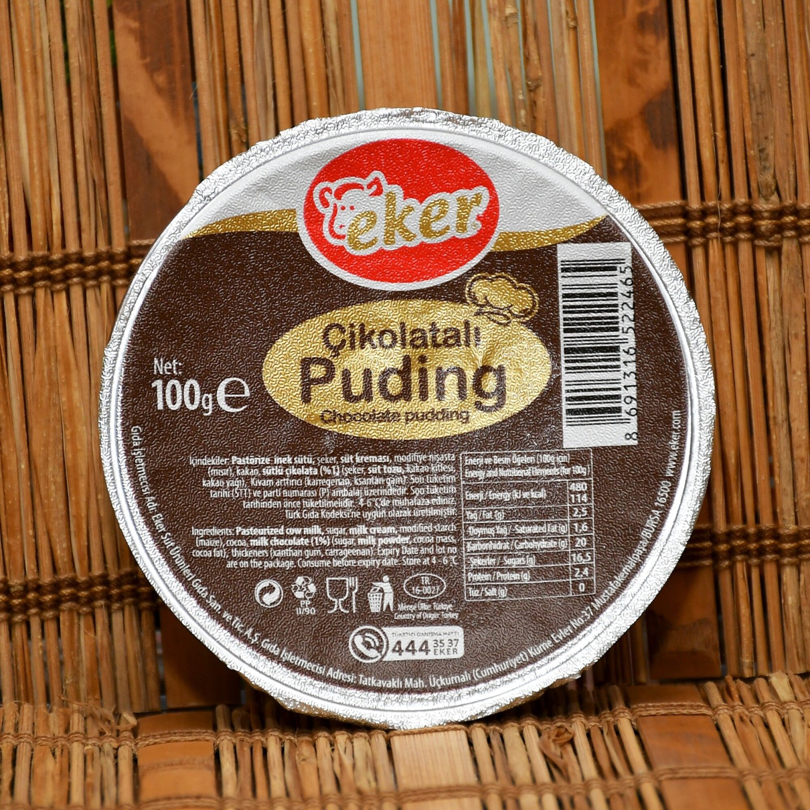 Eker Çikolatalı Puding (100 gr.)