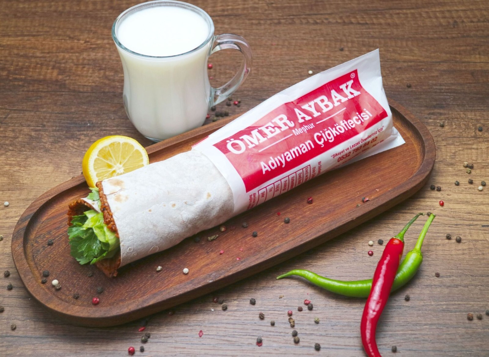 2'li Çiğ Köfte Dürüm & Tatlı Menü