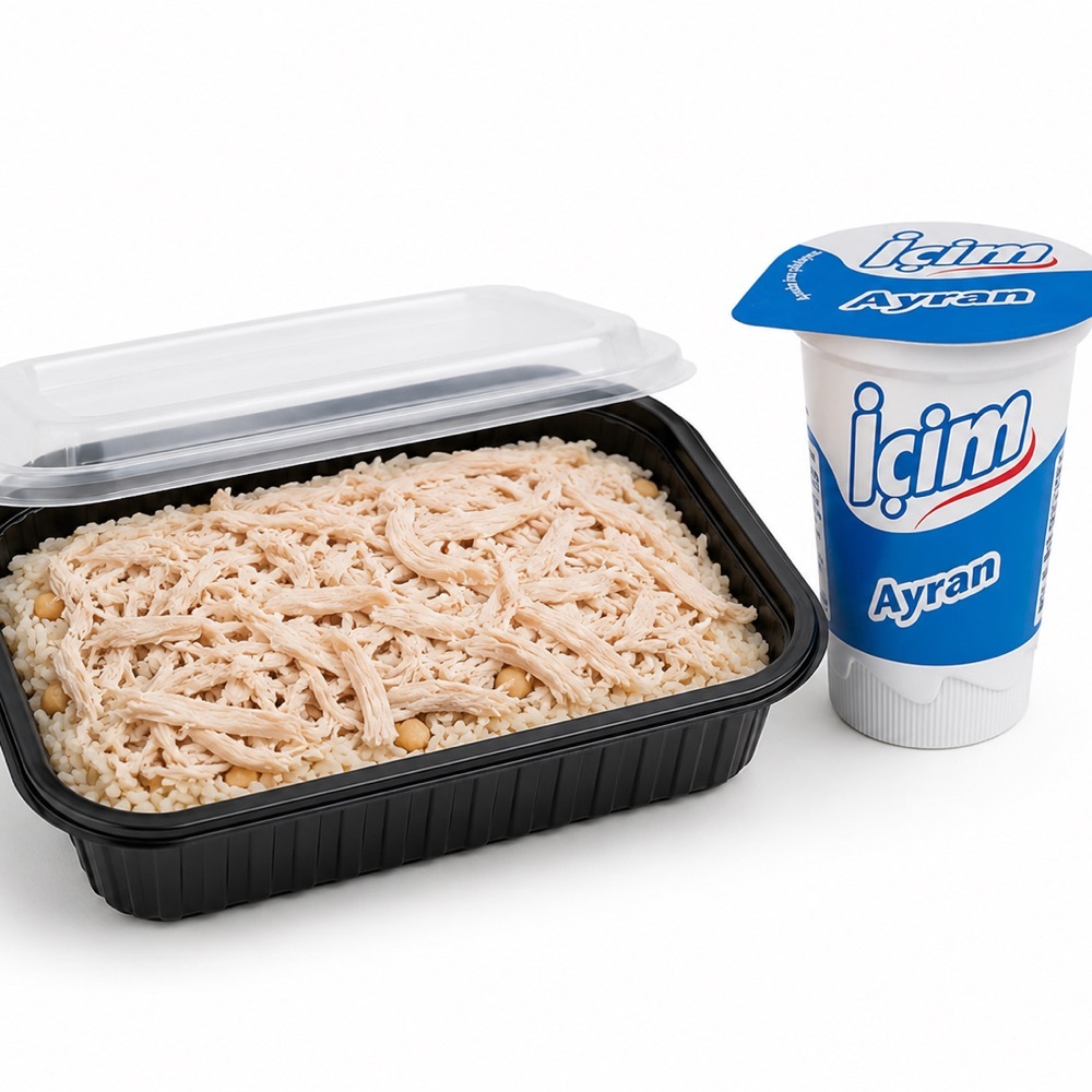 Tavuklu Pilav (1 Porsiyon) + Ayran (170ml)