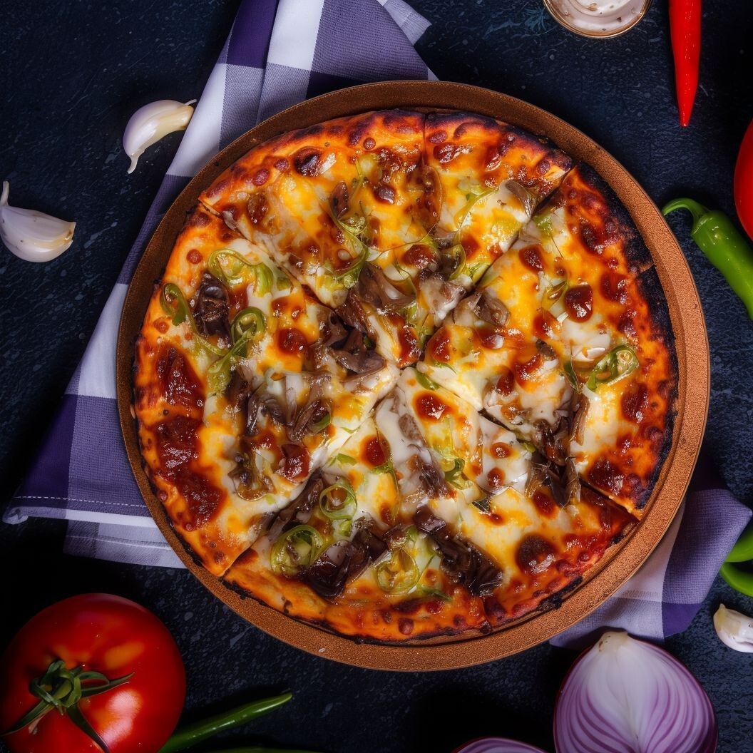 Ranch Soslu Kavurmalı Pizza (Orta)