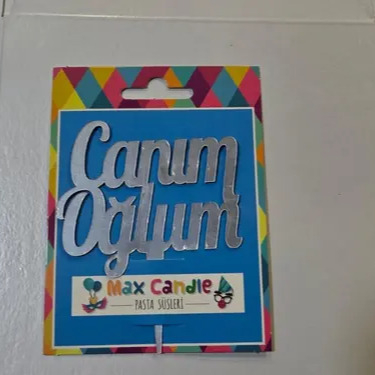 Canım Oğlum (Pasta Süsü)