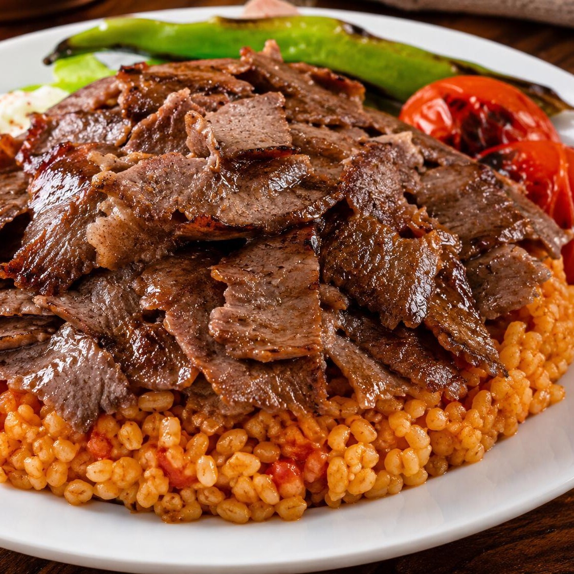 Pilav Üstü Et Döner (bulgur)