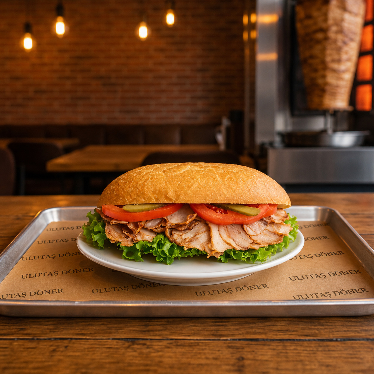 Tavuk Döner Dürüm ( Sütlü Ekmek )