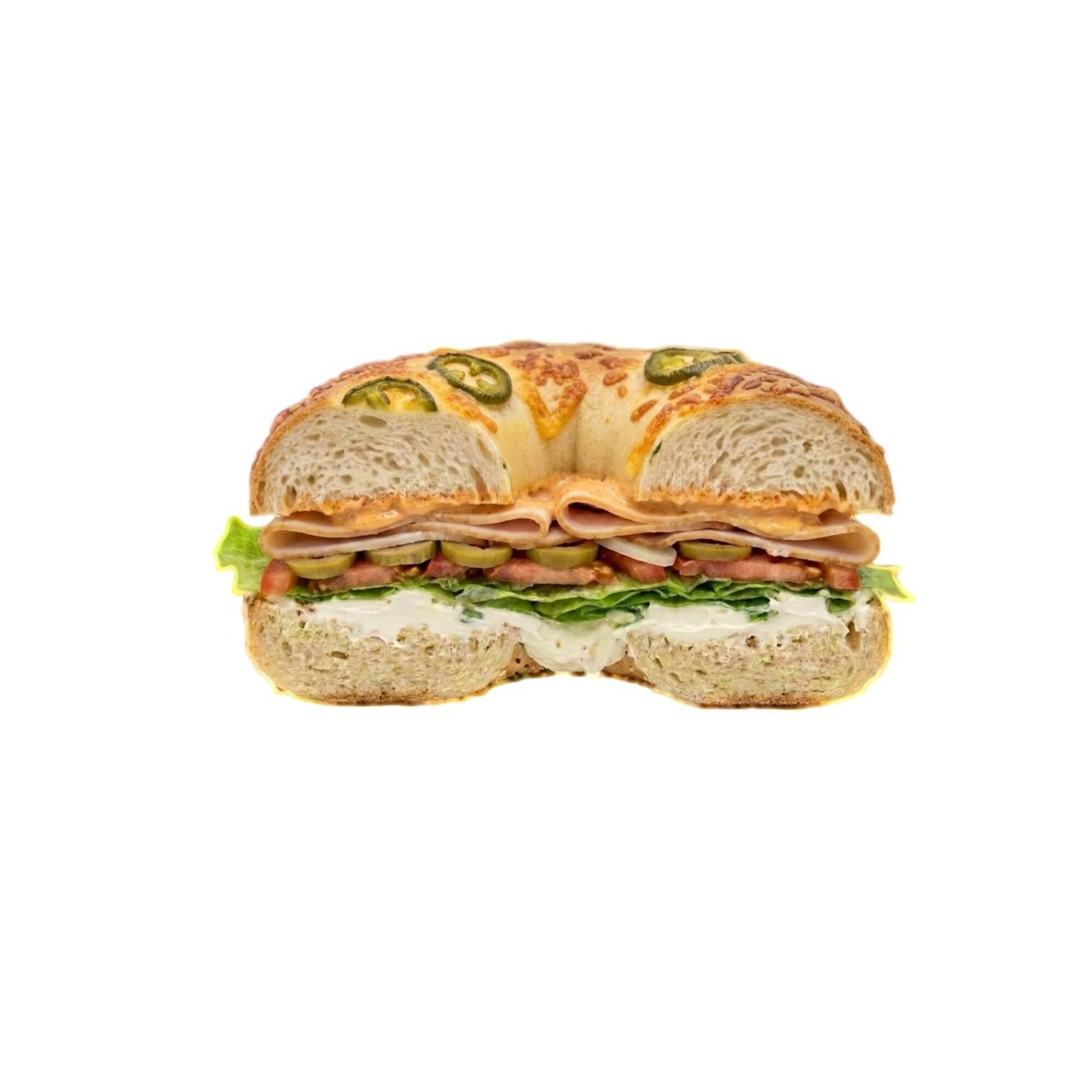Hindi Fümeli Bagel Sandwich