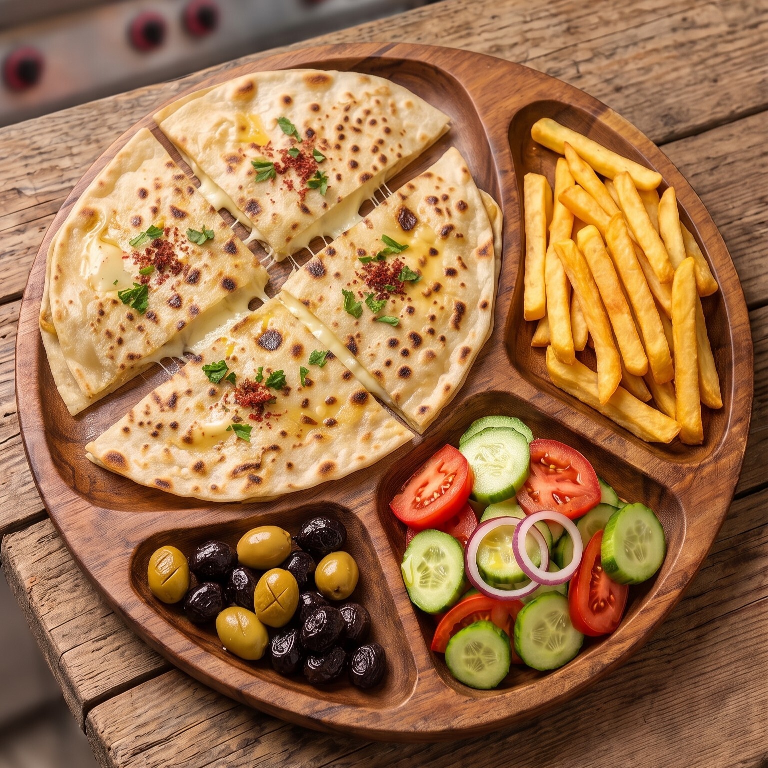 Kaşarlı Gözleme Menü