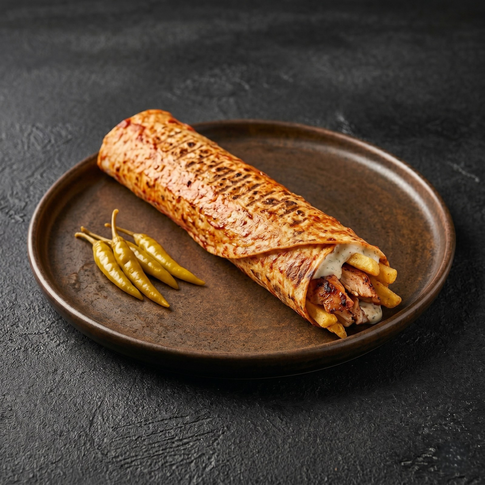 Ranch Soslu Tavuk Döner Dürüm (100 gr.)