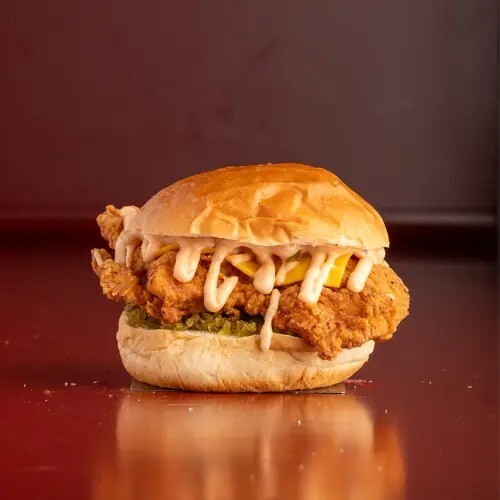 Fire Chicken Burger