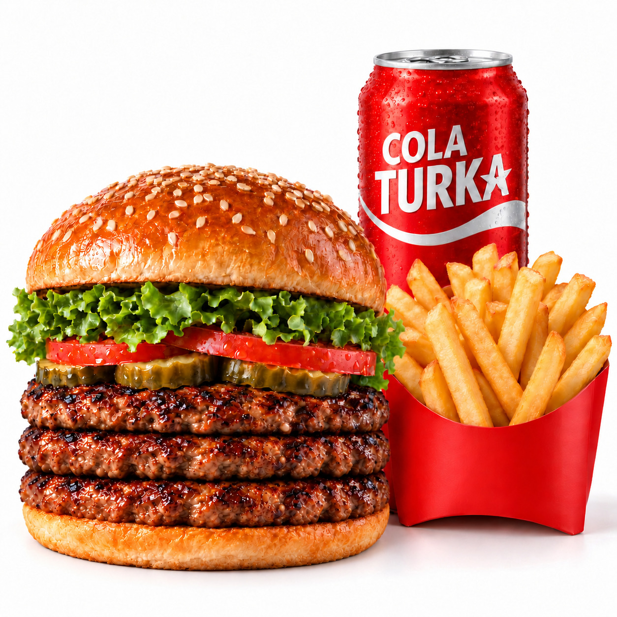 Tripleburger Menü