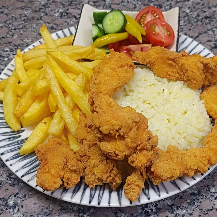 Pilav+Çıtır Tavuk+Ayran