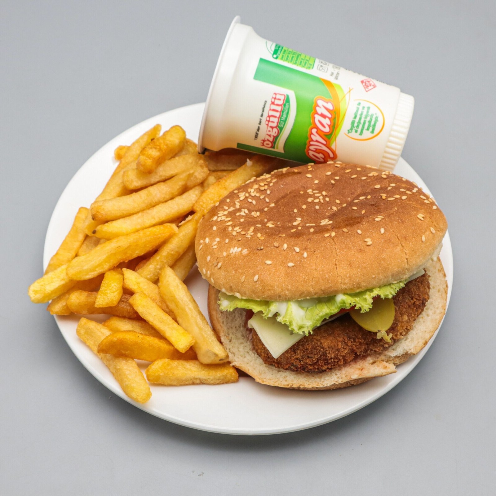 Chickenburger Menü