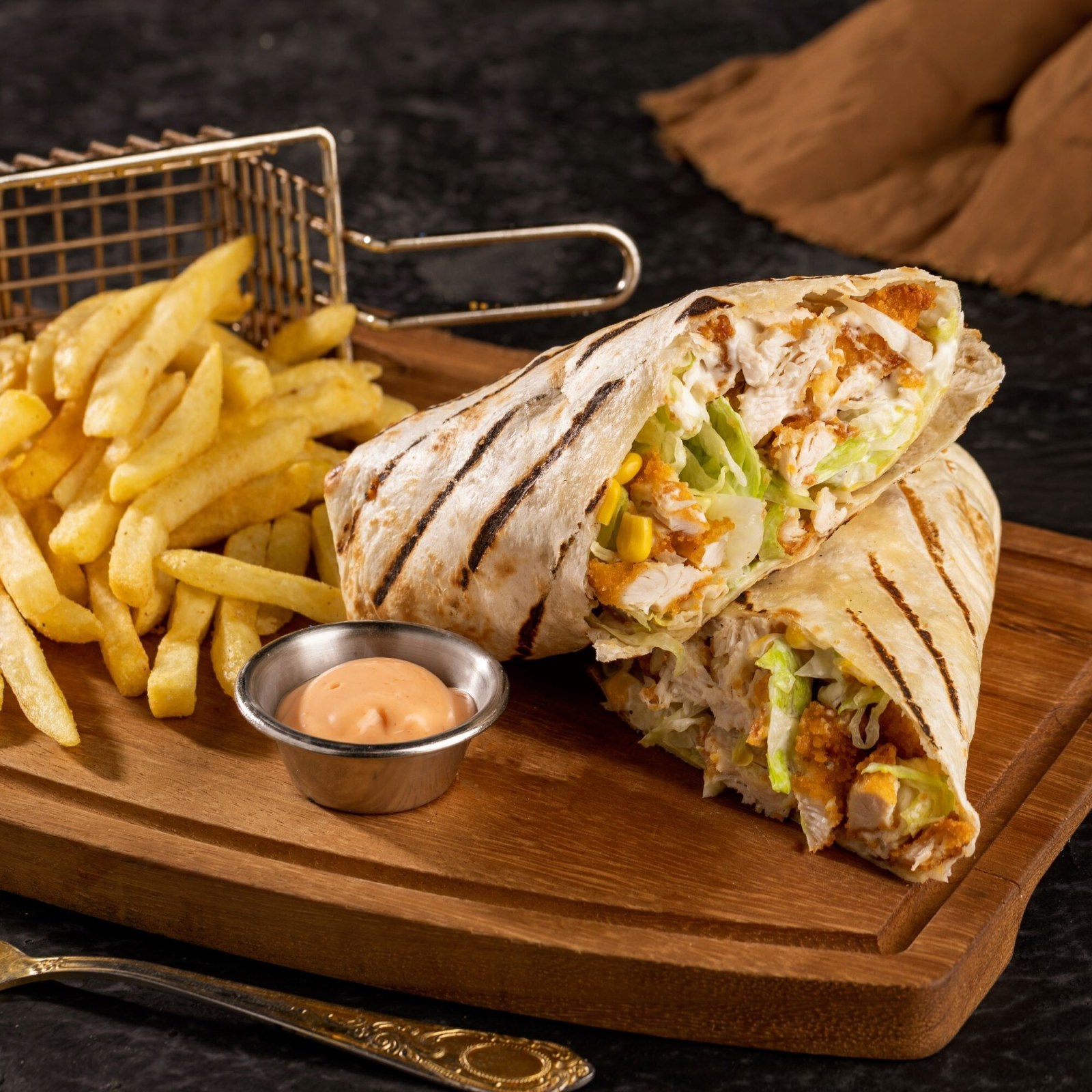 Ranch Chicken Wrap Menü