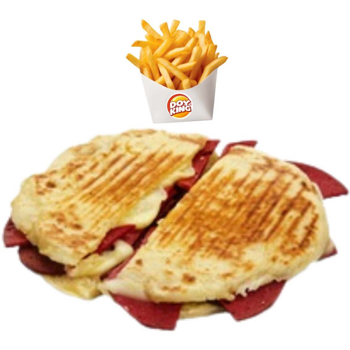 Karışık Bazlama Tost&Patates Kızartması