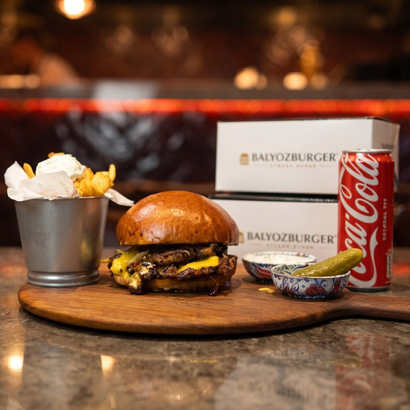 Oklahoma Burger Menü