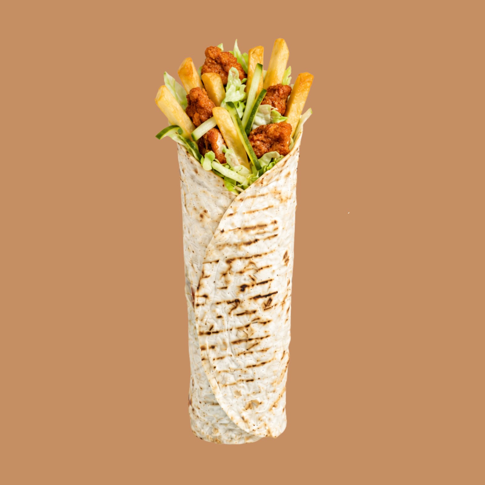 Cajun Tavuk Dürüm