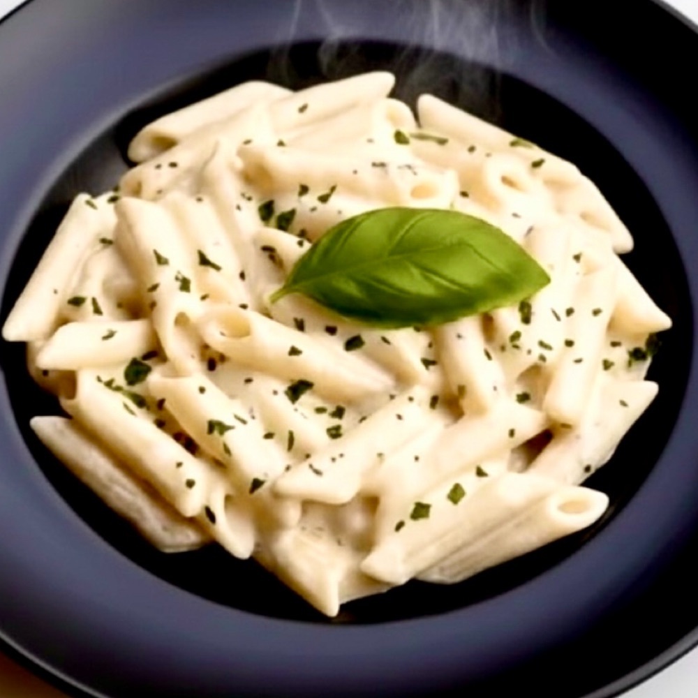 Taze Fesleğenli Penne