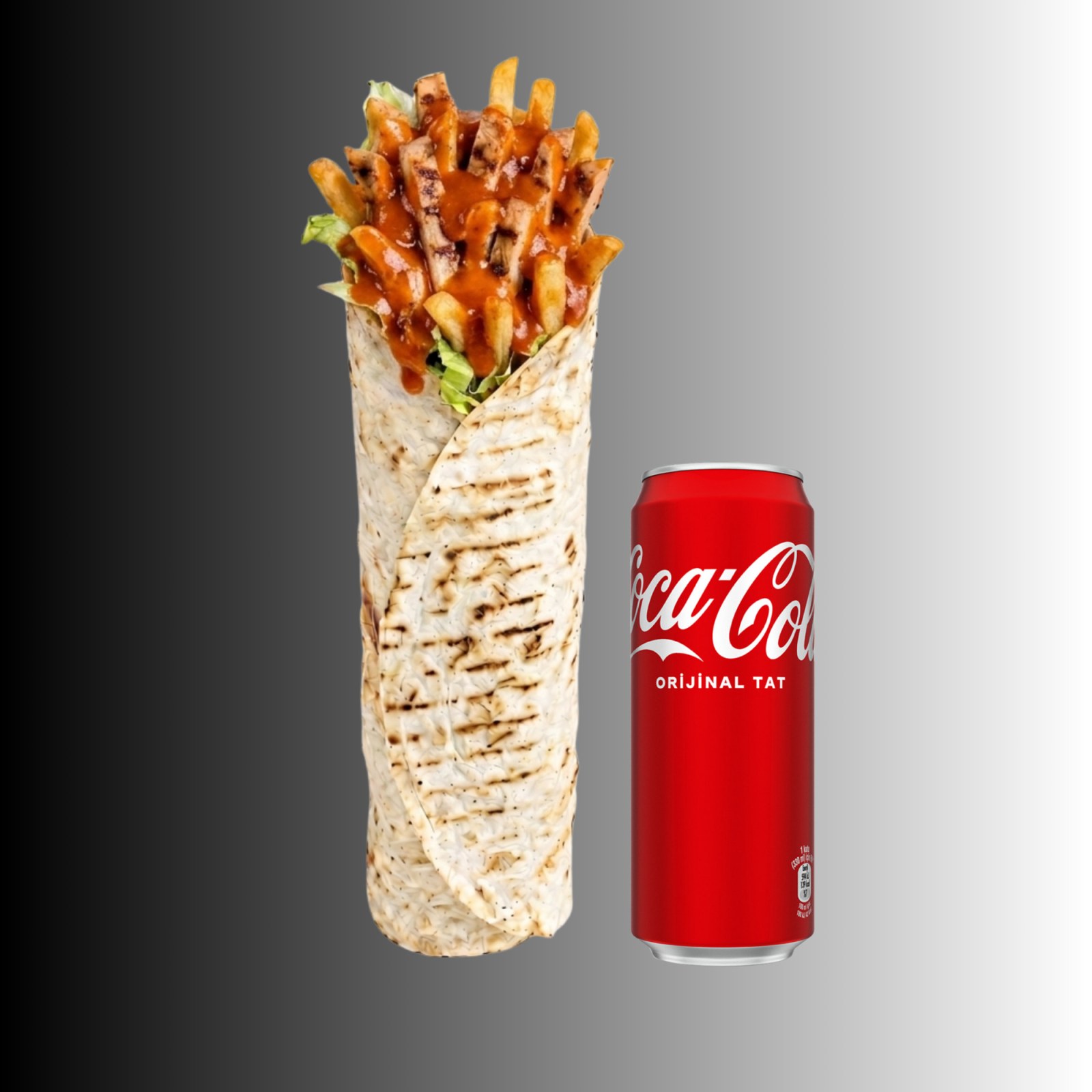 Louisiana Dürüm + Coca Cola 33 Ml