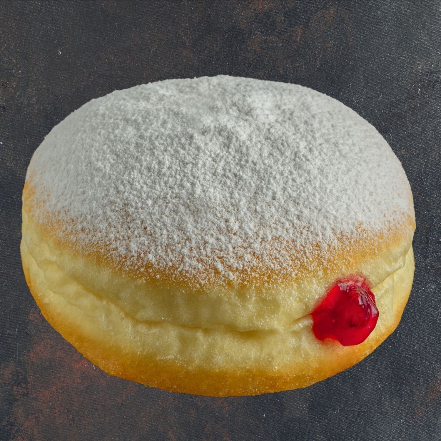 Pudralı Ahududulu Donut
