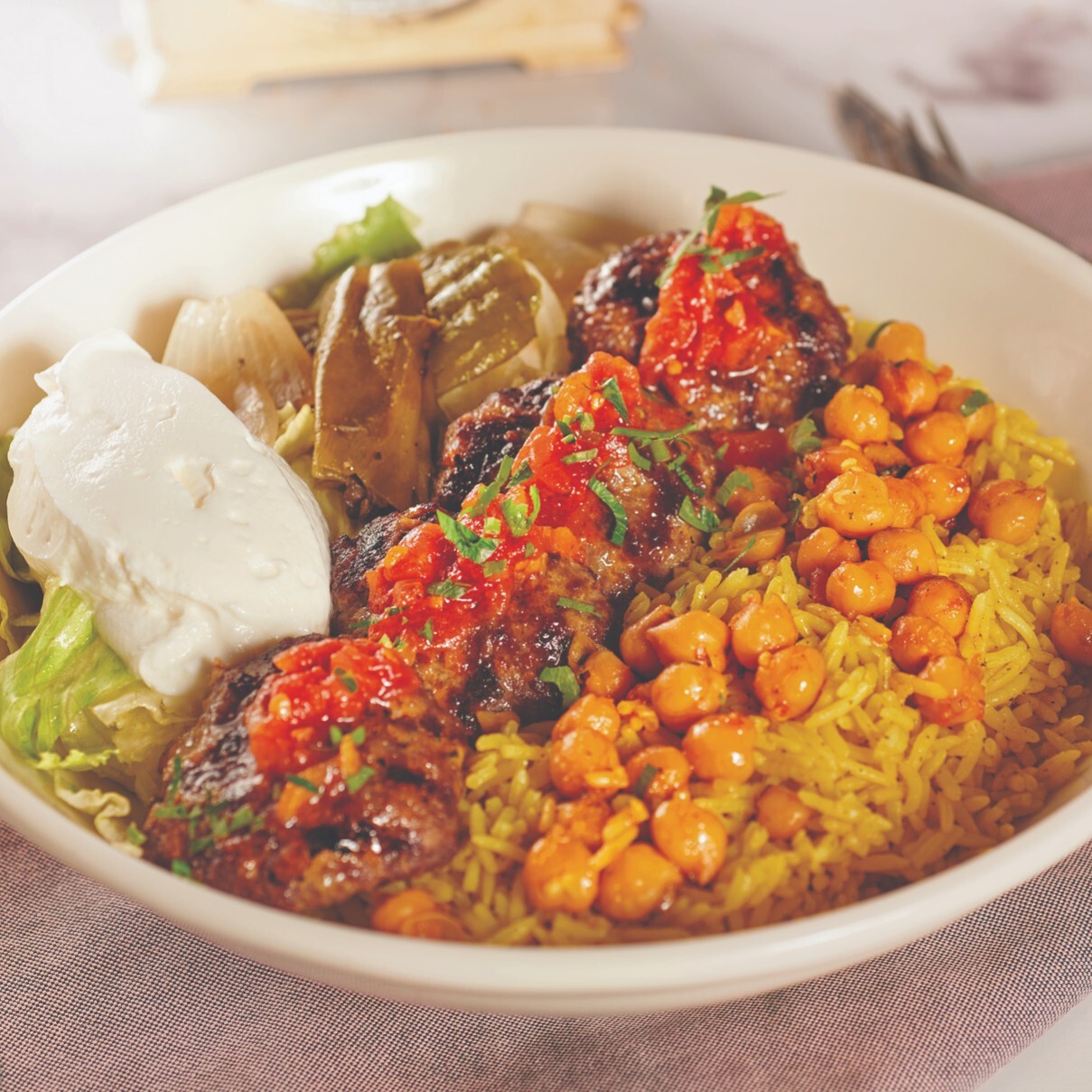 Izgara Köfte Bowl