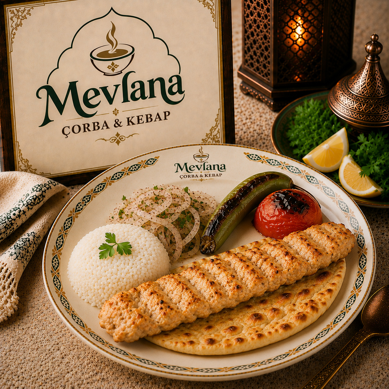 Tavuk Kebap Porsiyon