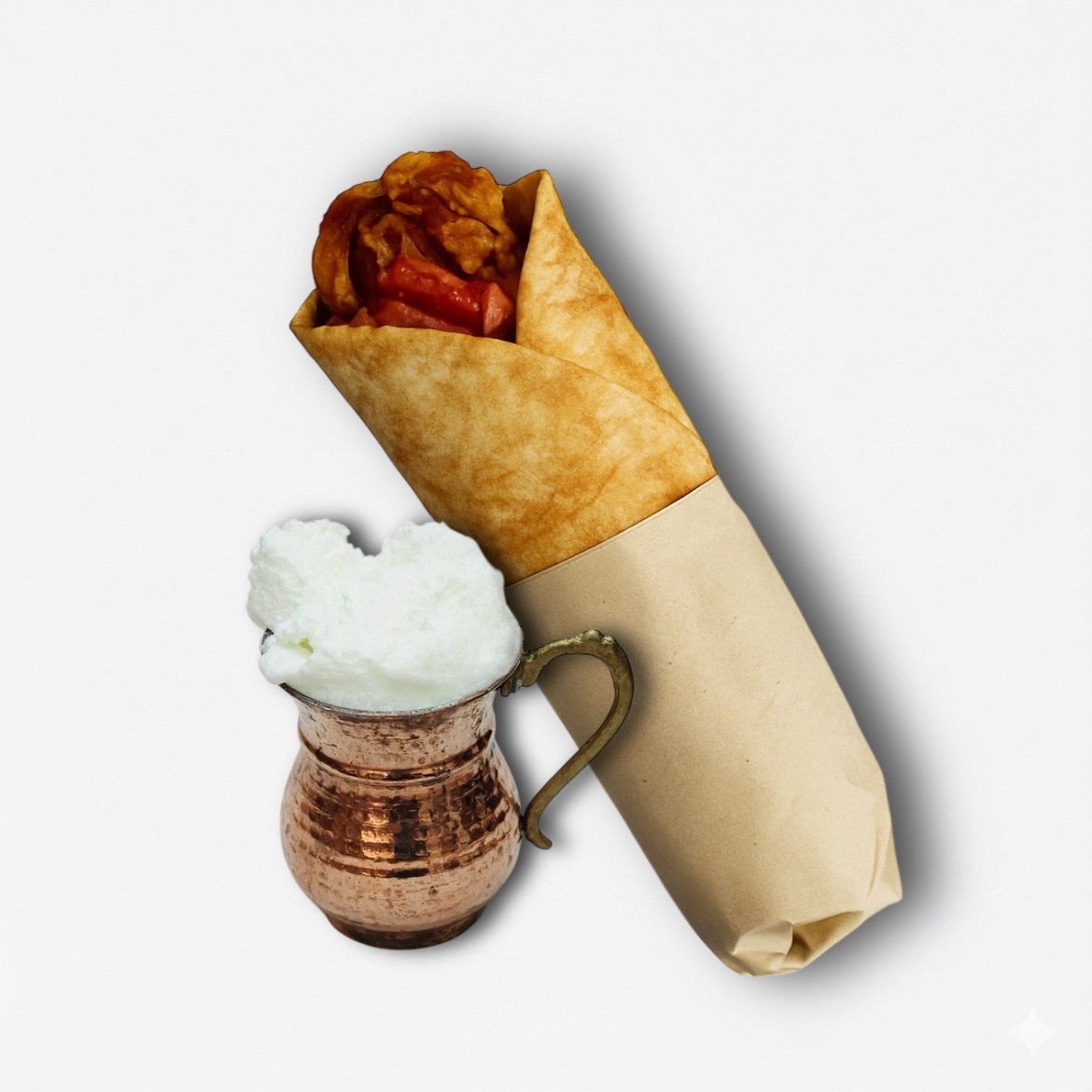 Tavuk Tandır Dürüm & Ayran