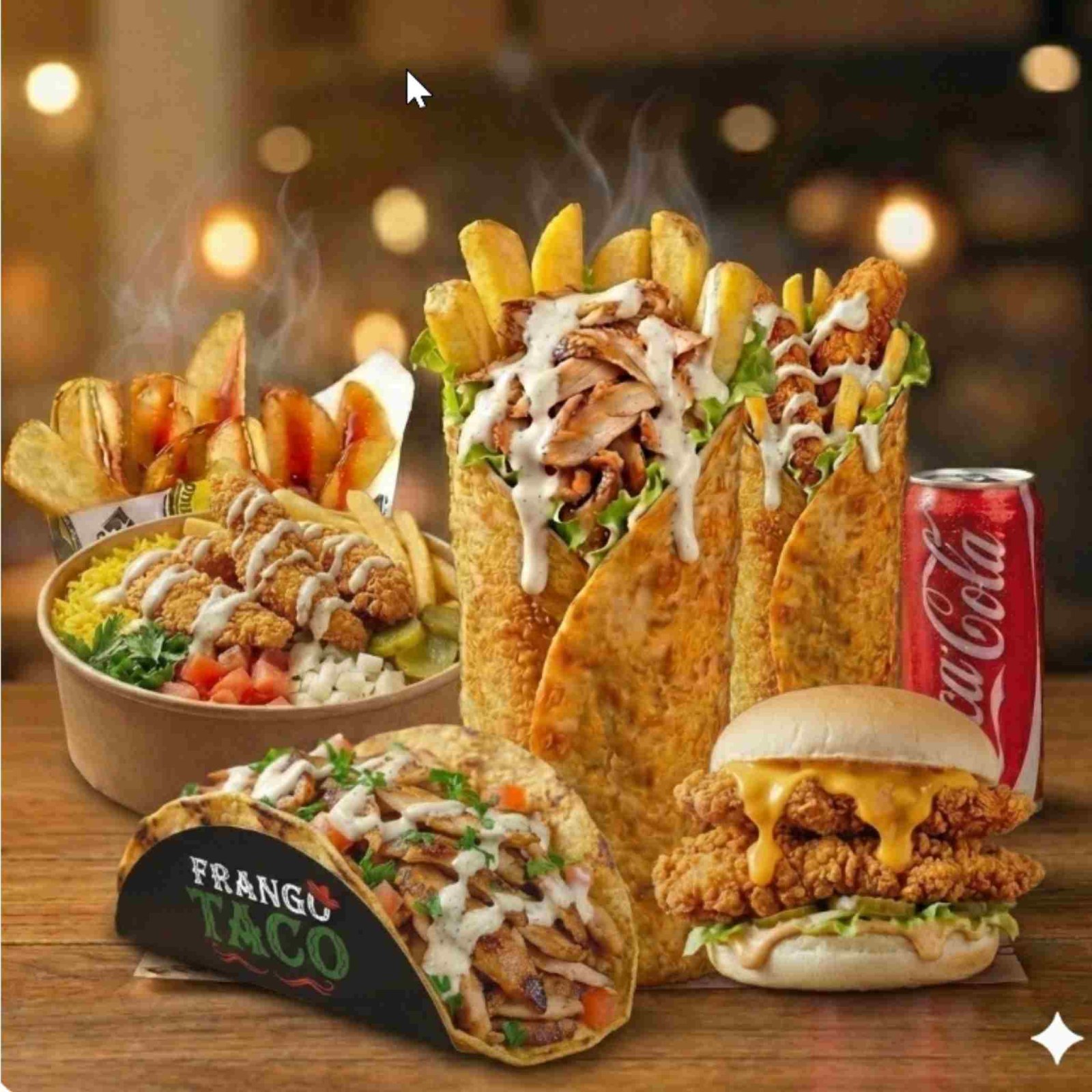 Frango Döner & Sauce (Şehremini)