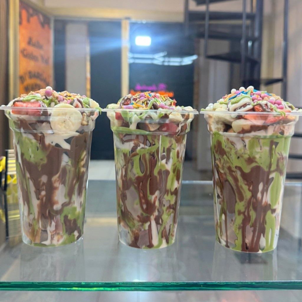 Bi Bardak Waffle (Elmalı)