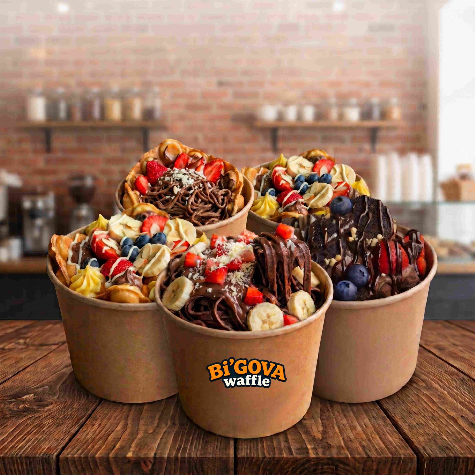 Bi Gova Waffle (Üçgen)