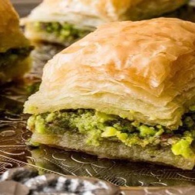 Vanilla Waffle Baklava (Zeyrek)